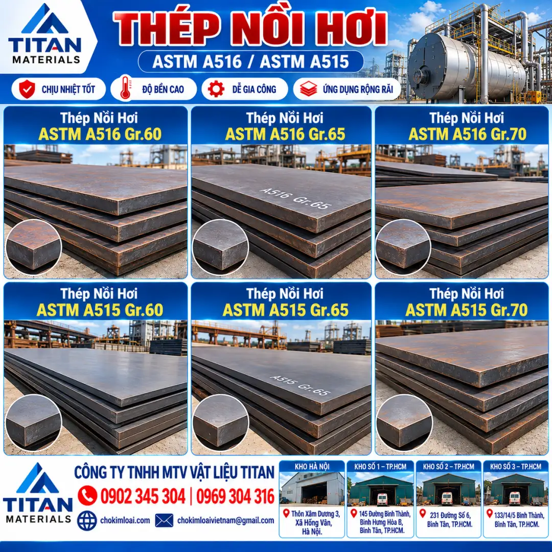 THÉP NỒI HƠI ASTM A516 GR.70